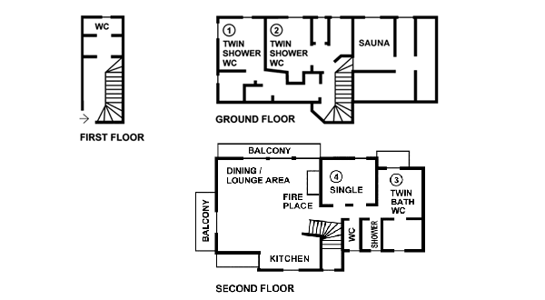 Chalet Le Bisolet Courchevel Floor Plan 1